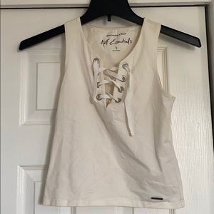 A&F Lace Up Tank Top